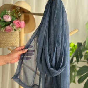 شال نخ ابریشم قابدار