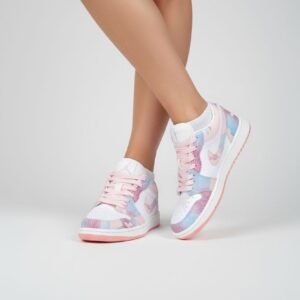 کتانی نایک جردن صورتی