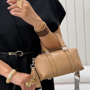 کیف زنانه چرمی بند پهن هناس