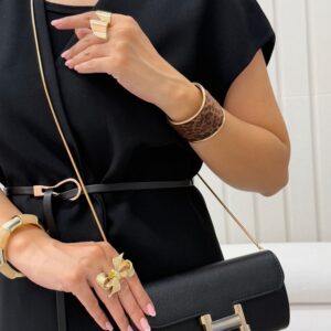 کیف زنانه چرمی سایز بزرگ منتیا