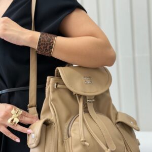 کوله پشتی چرم باشیلا
